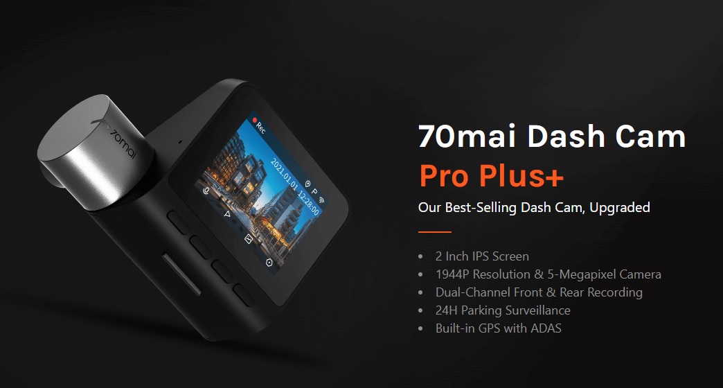 70mai Dash Cam Pro Plus+ Mega Pack